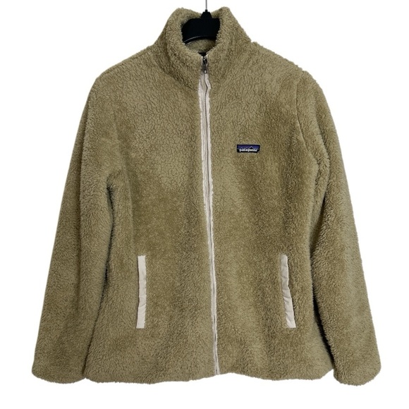 Patagonia Los Gatos Full Zip Beige Jacket Size XL - Picture 1 of 12